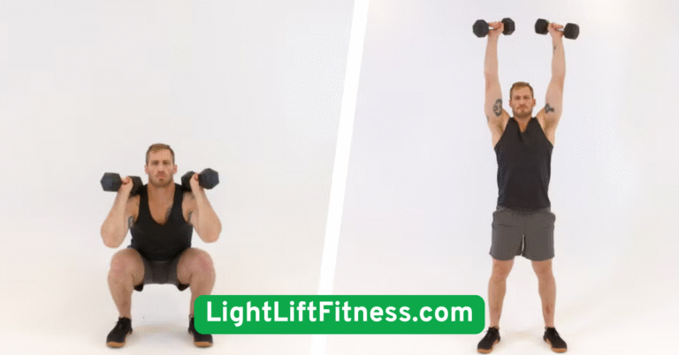 Dumbbell Thrusters (Squat to Overhead Press)