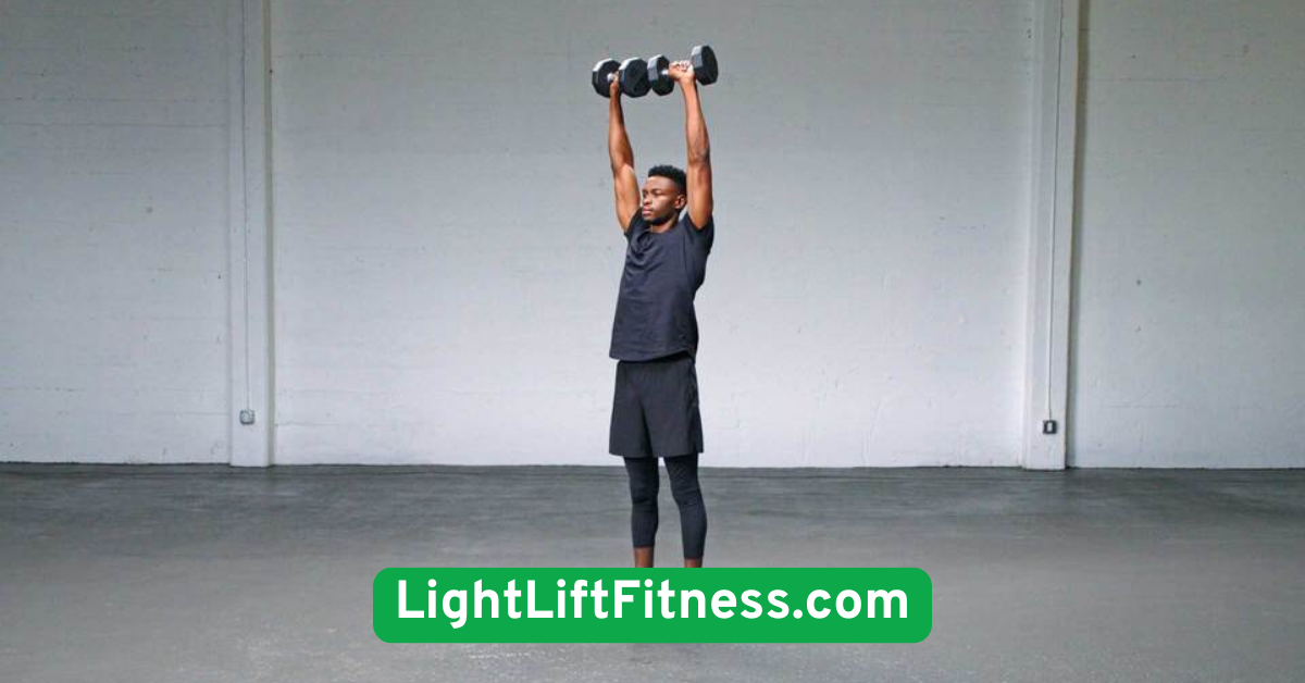  Dumbbell Bicep Curl to Shoulder Press