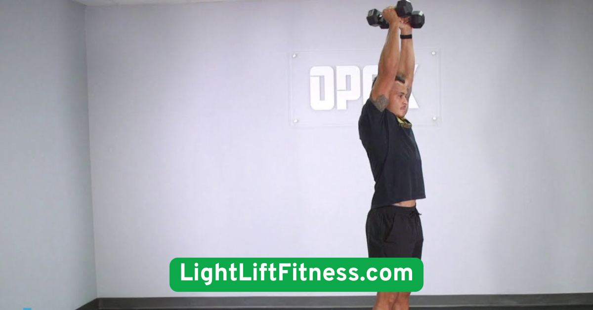 Dumbbell Overhead Tricep Extensions