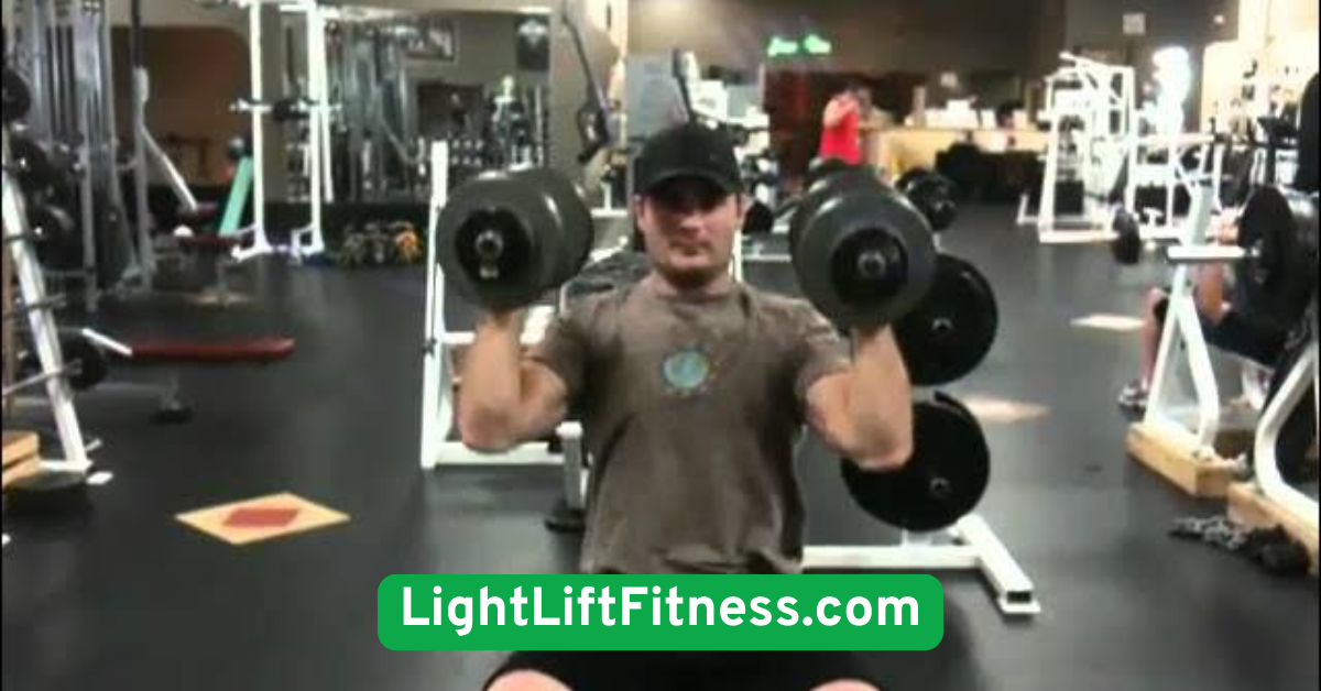 Dumbbell Seated Shoulder Press