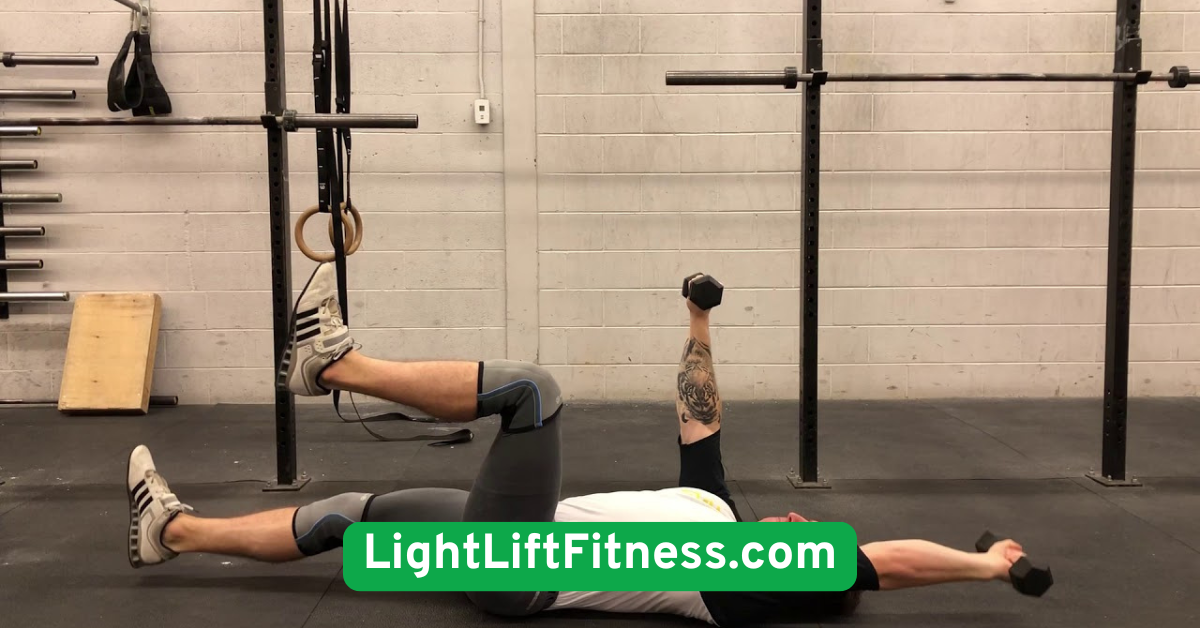 Dumbbell Dead Bug