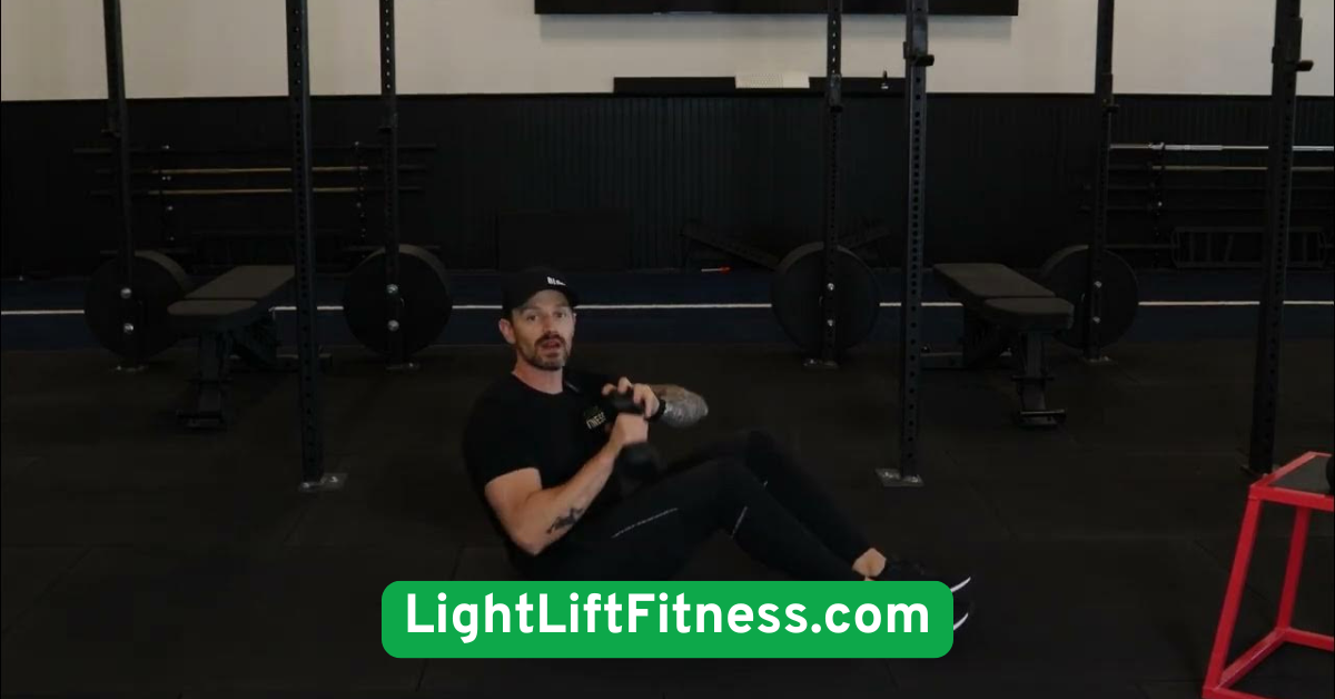 Dumbbell Russian Twists (Seated)