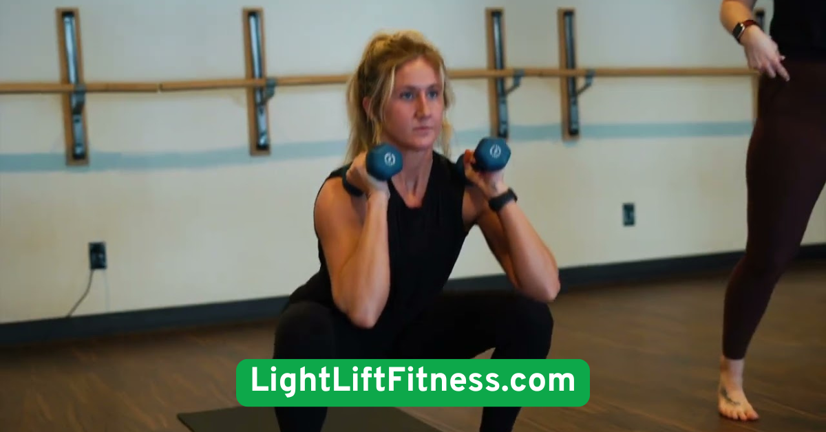 Chair Squats with Dumbbells