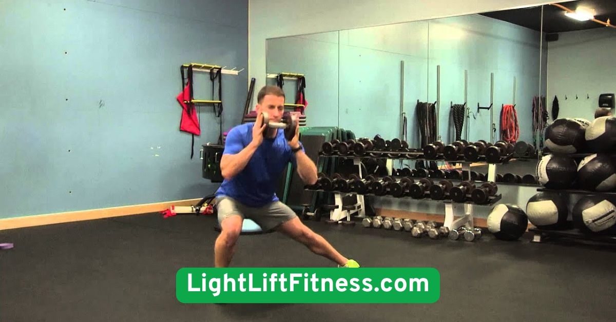 Dumbbell Side Lunges