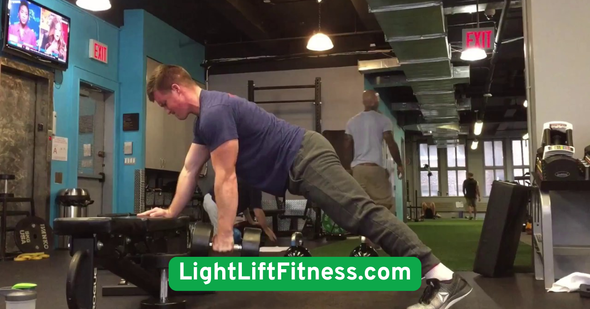 Dumbbell Plank Rows
