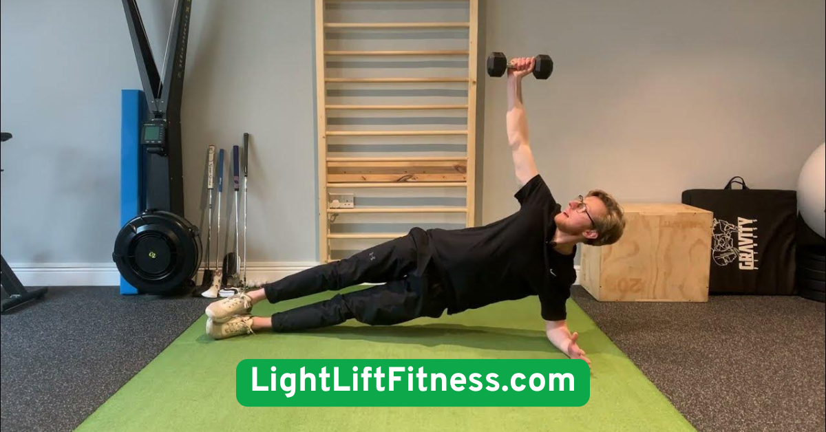 Dumbbell Side Plank Rows
