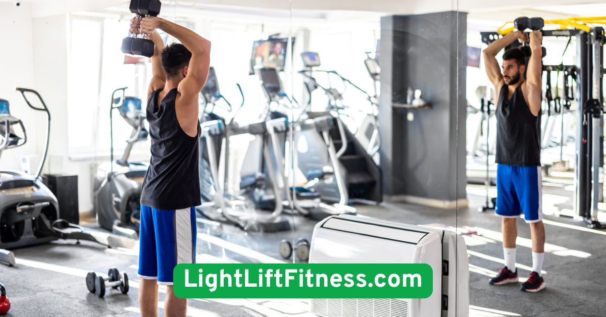 Dumbbell Overhead Tricep Extensions