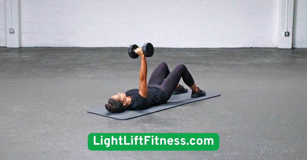 Dumbbell Chest Press on Floor