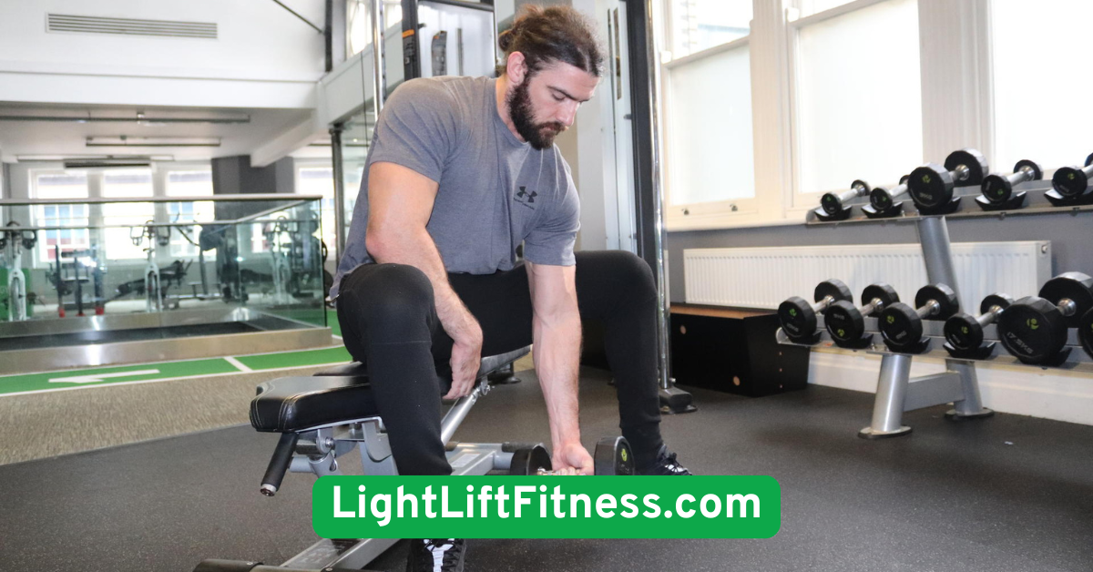 Dumbbell Seated Concentration Curls