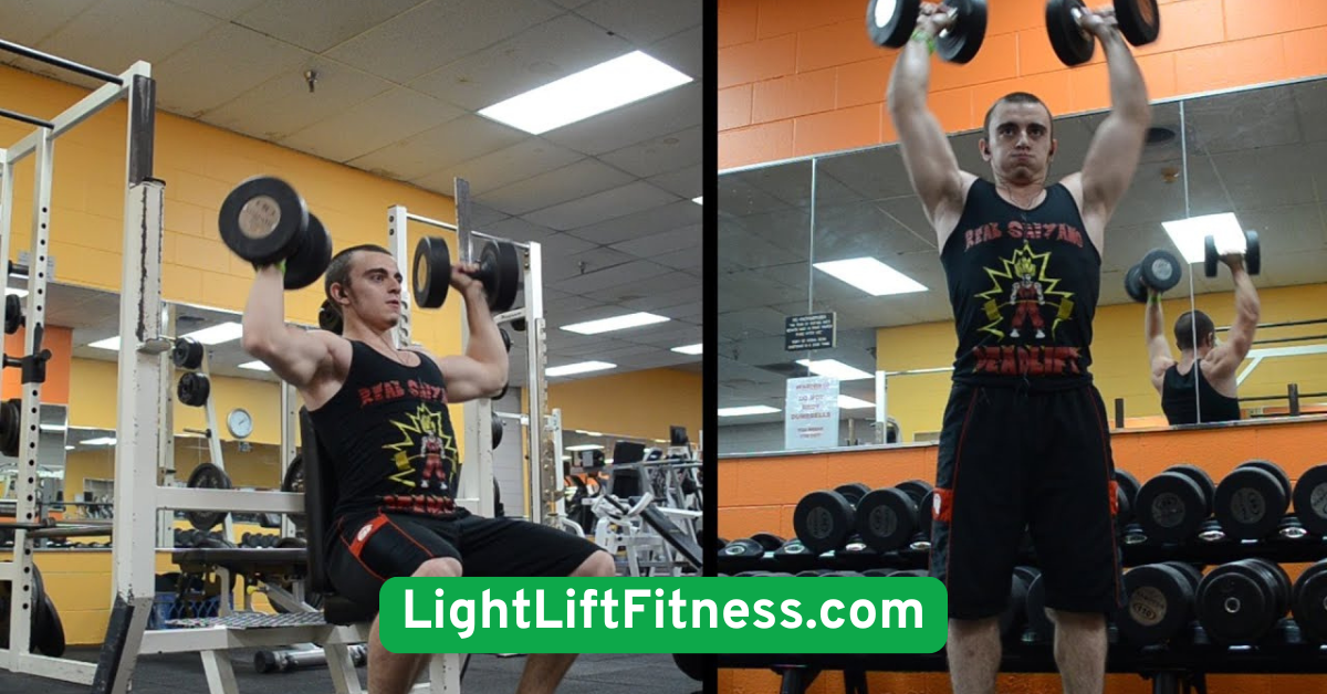 Dumbbell Overhead Press (Seated or Standing)