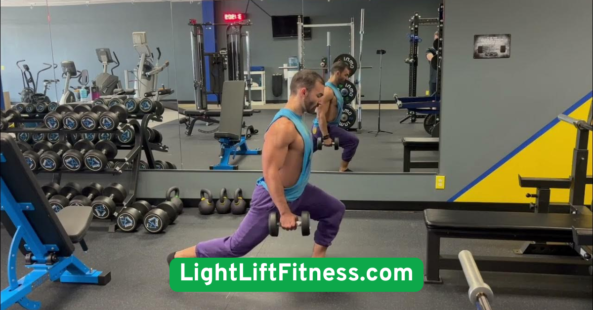  Dumbbell Step-Back Lunges