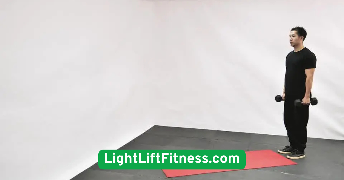 Dumbbell Lunges with Bicep Curls