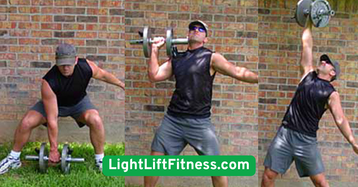  Single-Arm Dumbbell Clean and Press