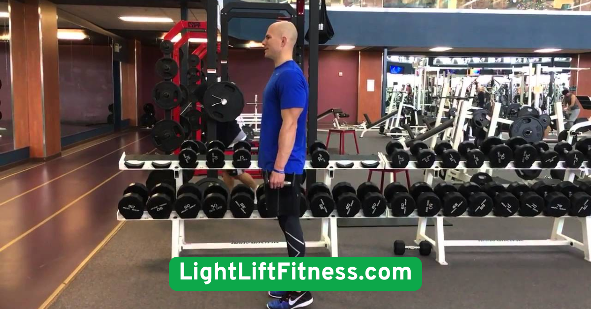 Standing Calf Raises with Dumbbells